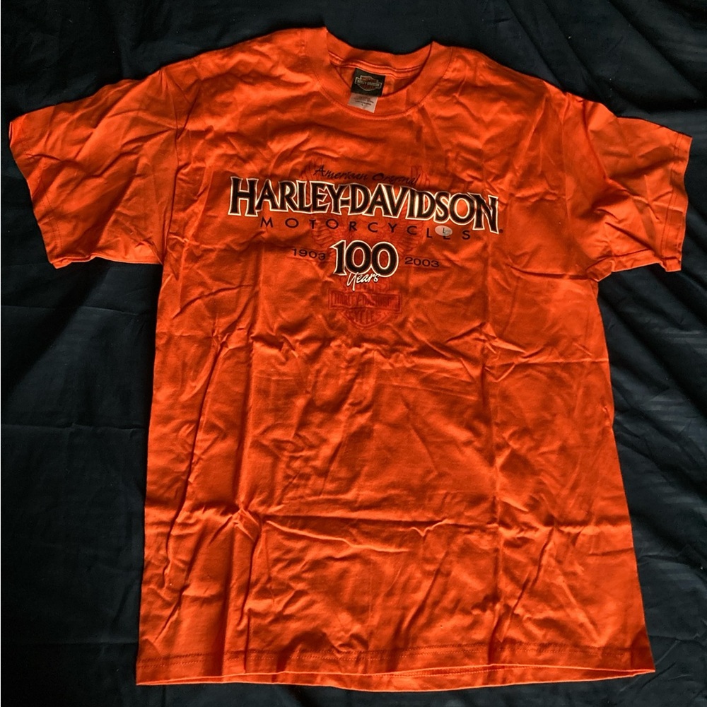 Harley-Davidson Bold Orange Men's Tee